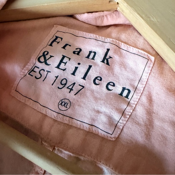 Frank & Eileen Luke Men’s Peach Longsleeve Lightweight Button Up, XXL - Picture 12 of 12